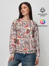 Женский свитшот / Кинетическая скульптура.