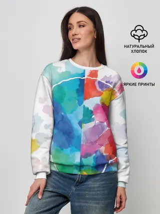 Женский свитшот / Акварель
