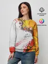 Женский свитшот / рисунок краской