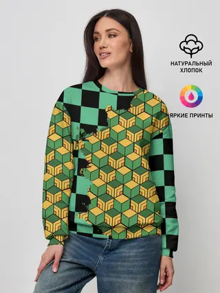 Женский свитшот / ТАНДЖИРО И ТОМИОКА