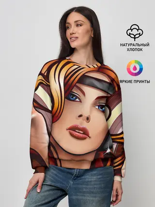 Женский свитшот / ДЕВУШКА