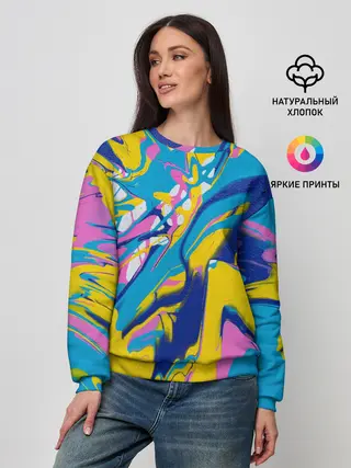 Женский свитшот / Клякса