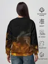 Женский свитшот / Танджиро Камадо в огне