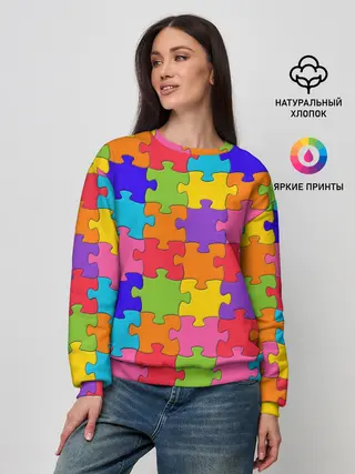 Женский свитшот / Пазлы