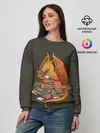 Женский свитшот / Book Dragon
