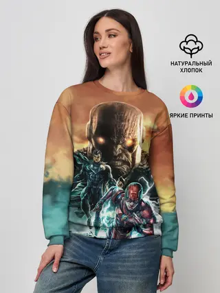 Женский свитшот / The Flash, Superman V Darkseid