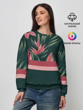 Женский свитшот / Лилии