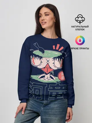 Женский свитшот / Anime Kappa Demon Yokai