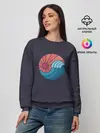Женский свитшот / Sun and Sea. Yin and Yang