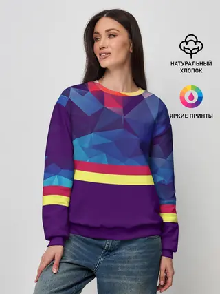 Женский свитшот / Геометрическая Абстракция