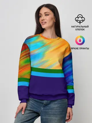 Женский свитшот / Размытие