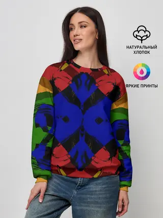 Женский свитшот / Абстракция
