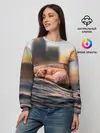 Женский свитшот / Лисенок в бутылке