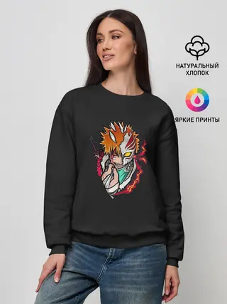 Женский свитшот / Ичиго. Маска от ковида