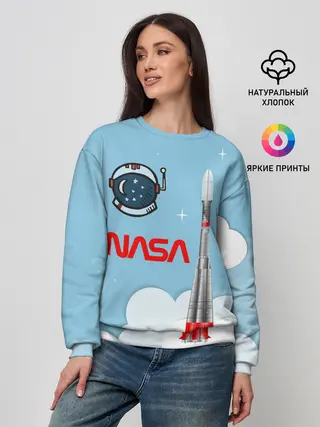 Женский свитшот / Mission NASA