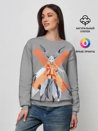 Женский свитшот / лазурный путь