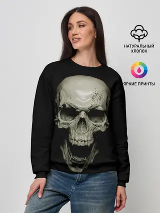Женский свитшот / SKULL