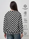 Женский свитшот / Ulybaka BlackWhite