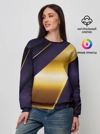 Женский свитшот / 3D luxury золото
