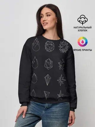 Женский свитшот / Абстракции