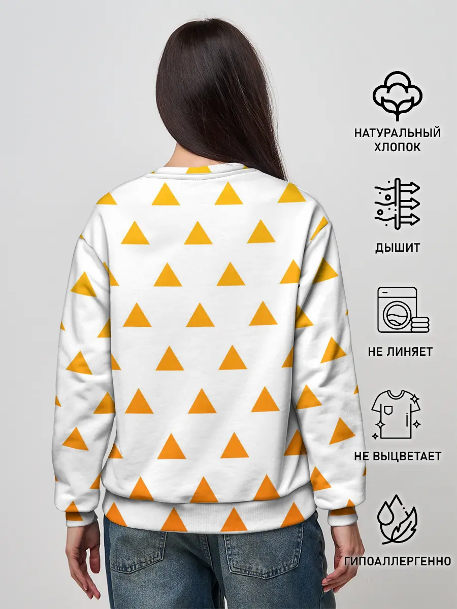 Женский свитшот / КИМОНО ЗЕНИЦУ | ZENITSU KIMONO | KNY