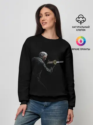 Женский свитшот / Вирджил с катаной