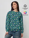 Женский свитшот / Узор для Октоберфеста