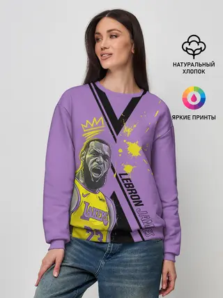 Женский свитшот / леброн джеймс