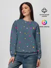 Женский свитшот / Цветные шары | Colored balls