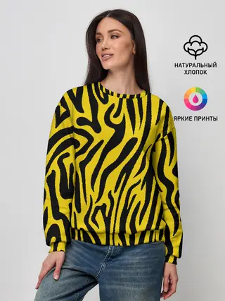 Женский свитшот / Тигровые полоски