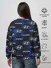 Женский свитшот / HYUNDAI / ХЕНДАЙ / 3D ПЛИТЫ