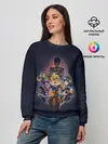 Женский свитшот / Dragon ball Team