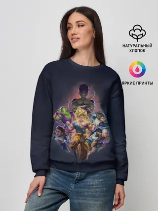 Женский свитшот / Dragon ball Team