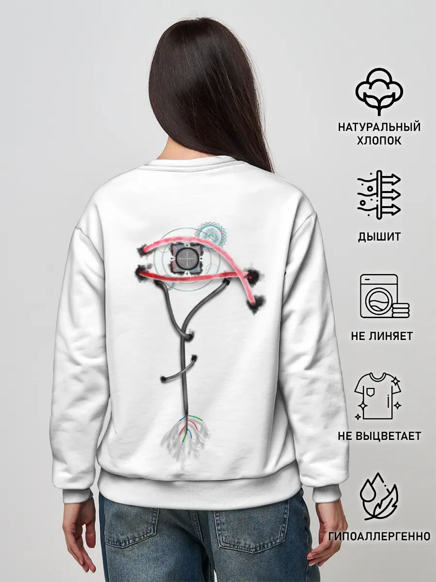 Женский свитшот / Yami: listen to my heart 3D
