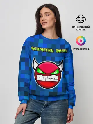 Женский свитшот / Geometry Dash