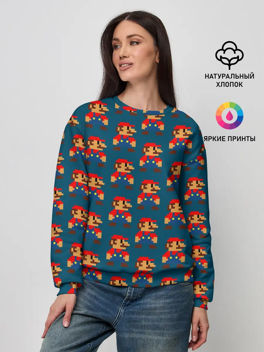 Женский свитшот / Марио