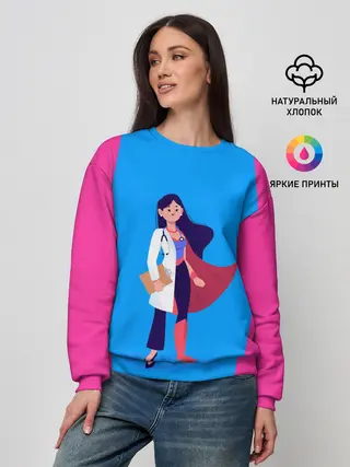 Женский свитшот / Медсестра | Super Nurse