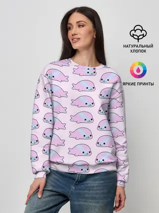 Женский свитшот / Нерпы