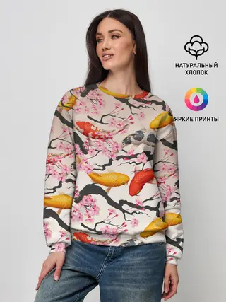 Женский свитшот / Рыбы