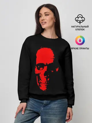 Женский свитшот / Кровавый череп