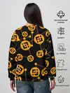 Женский свитшот / BINANCE / БИНАНС / УЗОР