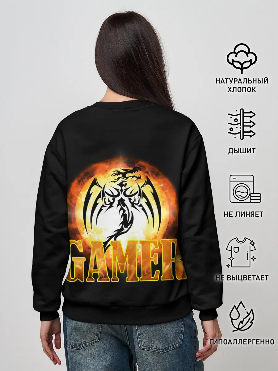 Женский свитшот / GAMER | Геймер