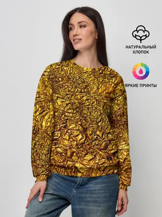 Женский свитшот / Сусальное золото