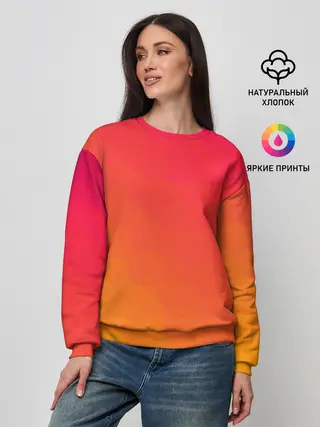 Женский свитшот / Градиент