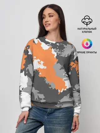 Женский свитшот / Камуфляж