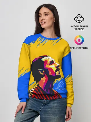 Женский свитшот / ЗЛАТАН ИБРАГИМОВИЧ / ШВЕЦИЯ