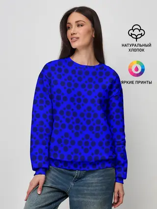 Женский свитшот / Ряды круглых узоров