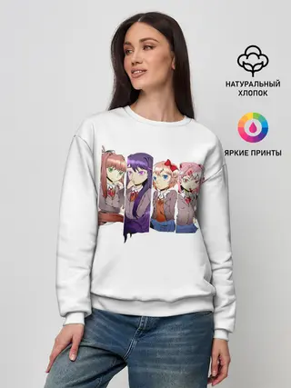 Женский свитшот / Doki Doki Literature Club