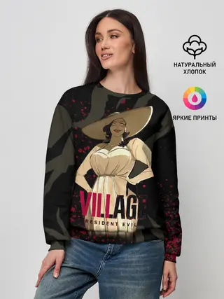 Женский свитшот / Resident Evil Village Blood