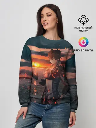 Женский свитшот / Tartaglia art